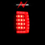 ANZO 1994-2001 Dodge Ram 1500 LED Taillights Plank Style Black w/Smoke Lens 311340