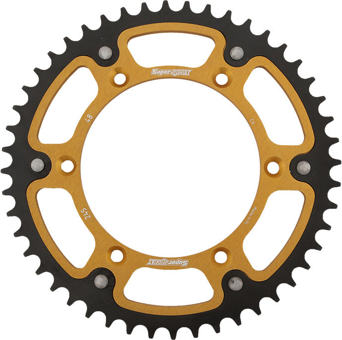 SUPERSPROX Rear Stealth Sprocket Alu/Stl 48t-520 Gld Yam RST-245-48-GLD
