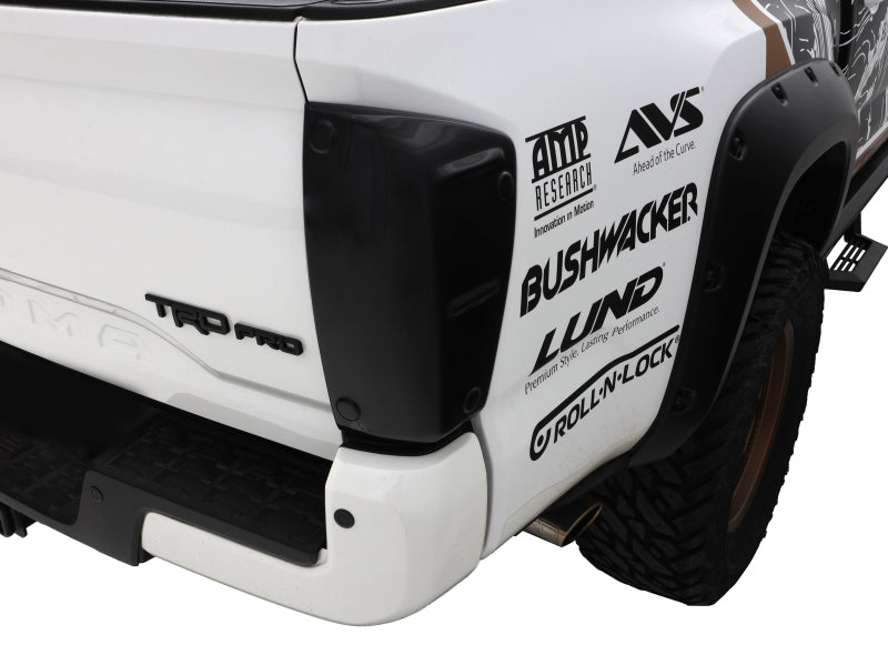 AVS 16-18 Toyota Tacoma Tail Shades Tail Light Covers - Smoke 33418