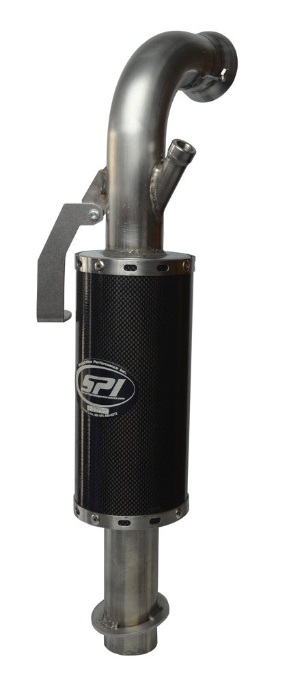STRAIGHTLINE Lightweight Silencer 850 Carbon Fiber Stainless 134-176