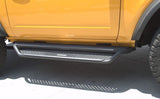 Go Rhino 2021+ Ford Bronco Dominator Extreme D1 Side Steps w/Brackets - Textured Black D14131T