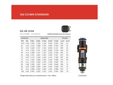 Grams Performance Honda/Acura B/D/F/H Series (Excl D17) 550cc Fuel Injectors (Set of 4) G2-0550-0500