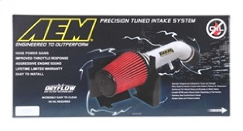 AEM 02-06 RSX (Automatic Base Model only) Silver Cold Air Intake 21-507C
