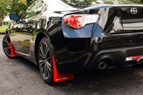 Rally Armor 13-17 Subaru BRZ / Scion FR-S Red UR Mud Flap w/ White Logo MF23-UR-RD/WH