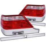 ANZO 1995-1999 Mercedes Benz S Class W140 Taillights Red/Clear 221153