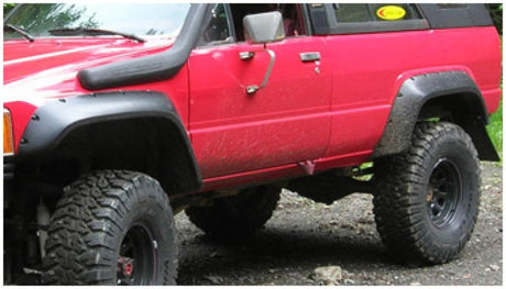 Bushwacker 84-88 Toyota Cutout Style Flares 2pc - Black 31009-11