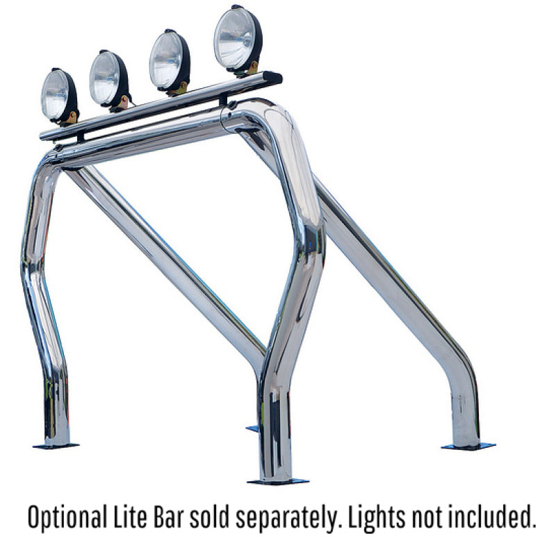 Go Rhino 91-04 Chevy/GMC Sonoma Pick up RHINO! Bed Bar Complete Kit w/Main Bar + Kickers 9109370SSC