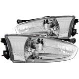 ANZO 1997-2002 Mitsubishi Mirage Crystal Headlights Chrome 121106