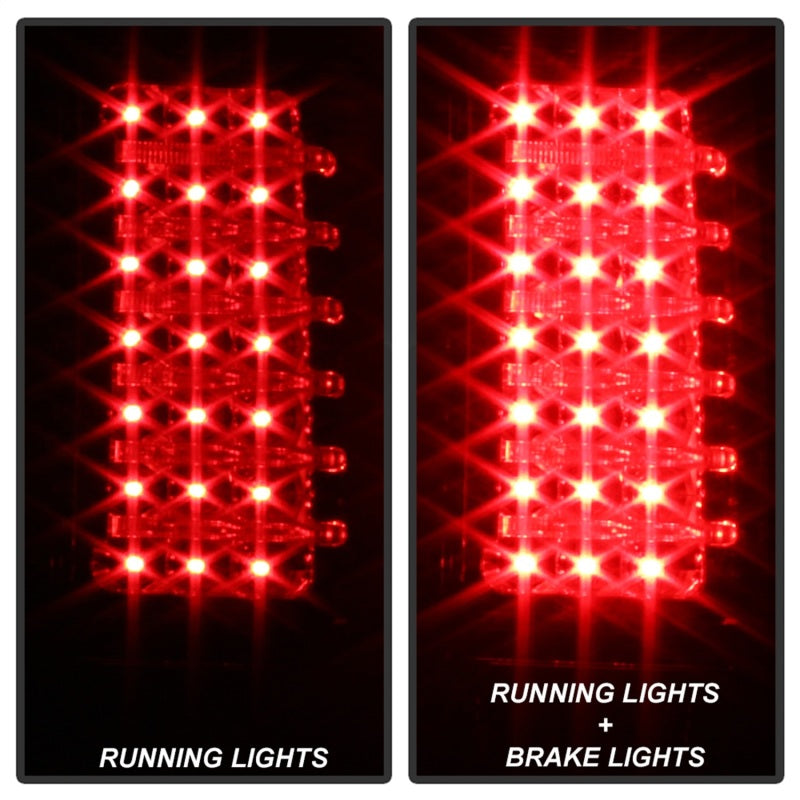 Xtune Hummer H3 06-09 ( Non H3T ) LED Tail Lights Smoke ALT-ON-HH306-LED-SM 5013064