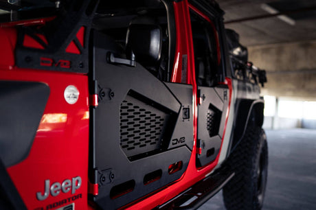 DV8 Offroad 18-22 Jeep Wrangler JL/JT Spec Series Half Doors - Front Set HDJL-02F