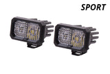Diode Dynamics Stage Series 2 In LED Pod Sport - White Flood Standard ABL (Pair) DD6393P