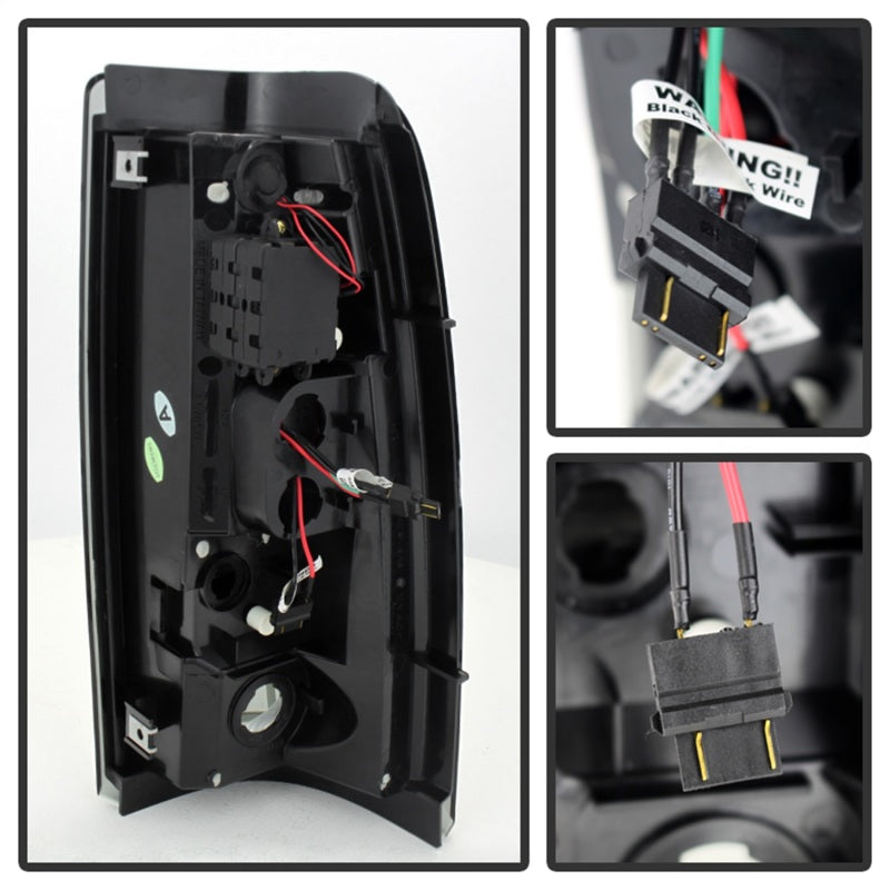 Spyder Chevy Silverado 1500 03-06 (Not Fit Stepside)LED Tail Lights Blk Smke ALT-YD-CS03-LED-BSM 5078025