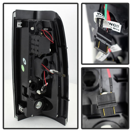 Spyder Chevy Silverado 1500 03-06 (Not Fit Stepside)LED Tail Lights Blk Smke ALT-YD-CS03-LED-BSM 5078025
