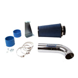 BBK 86-93 Mustang 5.0 Cold Air Intake Kit - Standard Style - Chrome Finish 1556