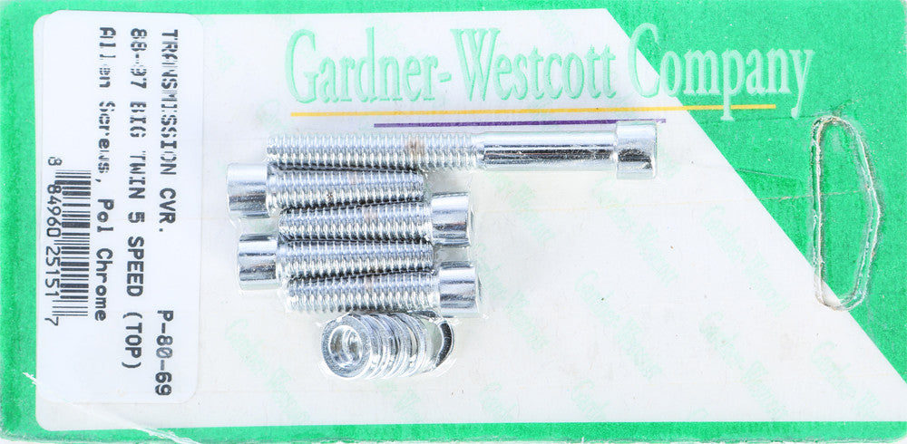 GARDNERWESTCOTT Transmission Top Cover Set 88-97 Big Twin Except Dyna P-80-69