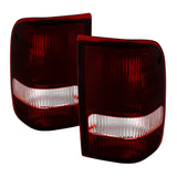 Xtune Ford Ranger 93-97 OE Style Tail Lights Red Smoked ALT-JH-FR93-OE-RSM 9030574