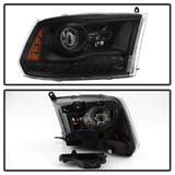 xTune Dodge Ram 13-17 ( w/ Factory Projector LED) Projector Headlight - Black HD-JH-DR13-P-BK 9040238