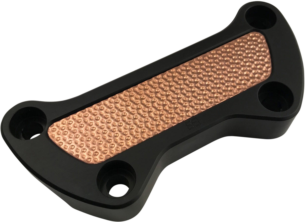 BRASS BALLS Top Clamp Hammered Copper Black BB10-126