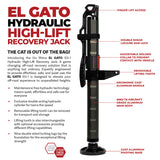 Go Rhino Xventure Gear EG1 El Gato Hydraulic Jack - Graphite XG-RJ50010B