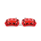 Power Stop 05-12 Ford F-350 Super Duty Front Red Calipers w/Brackets - Pair S4996