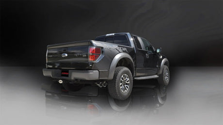 Corsa 11-14 Ford F-150 Raptor 6.2L V8 144in Wheelbase Xtreme Cat-Back Resonator Delete Kit Exhaust 14758