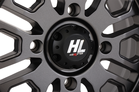 HIGH LIFTER Wheel - HL23 Beadlock - Front/Rear - Gun Metal Gray - 15x7 - 4/137 - 5+2 (+38 mm) 15HL23-1537
