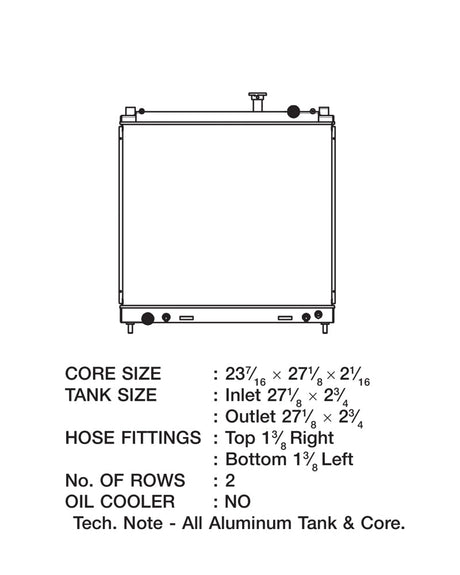 CSF 04-15 Nissan Titan Armada Radiator 3328