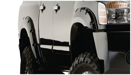 Bushwacker 04-15 Nissan Titan Pocket Style Flares 4pc 67.1/78.9/84/96in - Black 70908-02