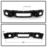 Spyder Ford F150 09-14 w/Fog Light Hole Front Bumper - Black (OEM # 9L3Z17757DPTM) 9948459