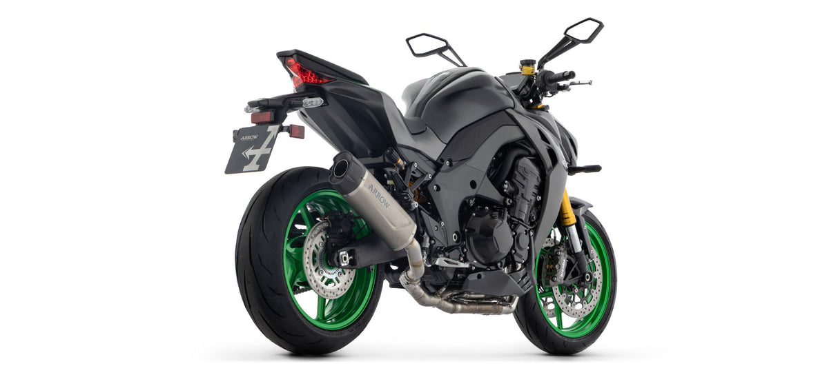 Arrow Kawasaki Z1100 / Z1100se E5+ '25/'26 Indy Race Evo Aluminium Dark Exhaust - 77507akn