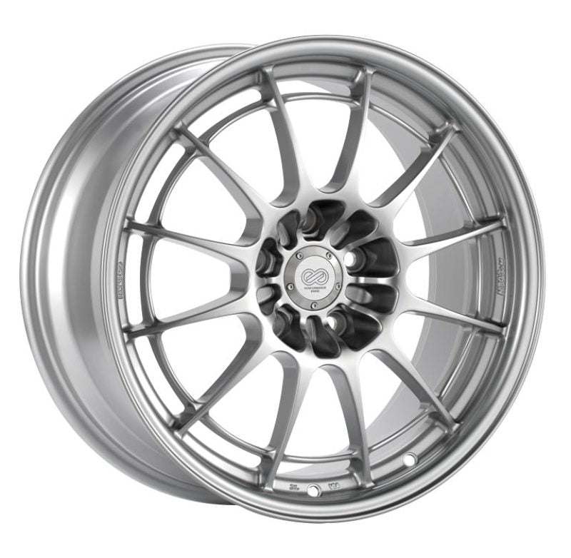 Enkei NT03+M 18x10.5 5x114.3 30mm Offset 72.6mm Bore Silver Wheel 36581056530SP