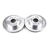 Power Stop 63-82 Chevrolet Corvette Rear Evolution Drilled & Slotted Rotors - Pair AR8207XPR