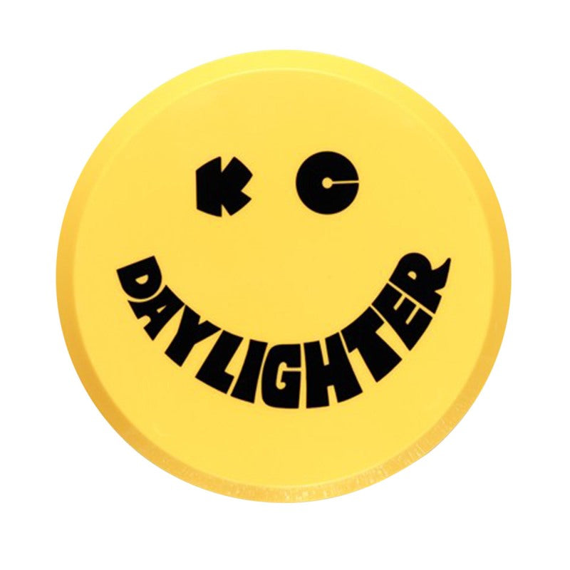 KC HiLiTES 6in. Round Hard Cover for Daylighter/SlimLite/Pro-Sport (Single) - Yellow w/Black Smile 5202