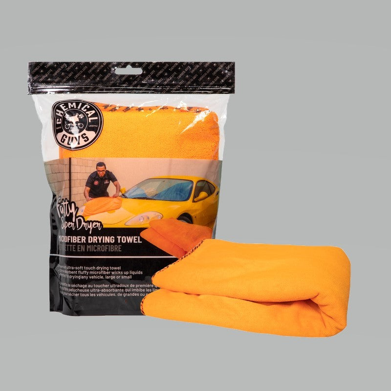 Chemical Guys Fatty Super Dryer Microfiber Drying Towel - 25in x 34in - Orange MIC881