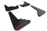 Rally Armor 21-23 Tesla Model S / S Plaid Black UR Mud Flap w/ Red Logo MF101-UR-BLK-RD