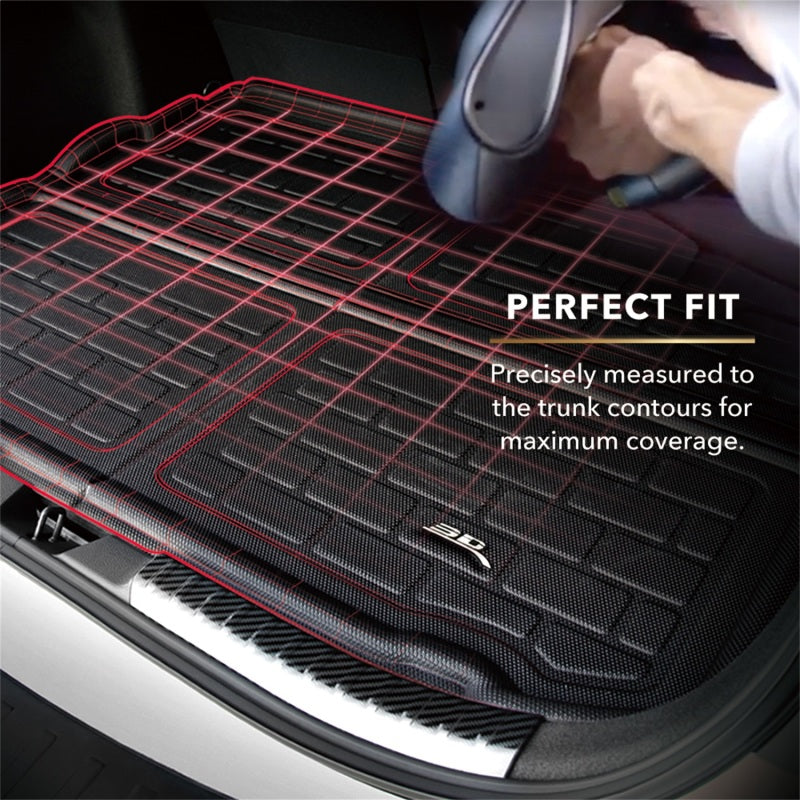 3D MAXpider 19-21 BMW X5 (G05) Behind 2nd Row with Cargo Net Kagu Cross Fold Cargo Liner - Black M1BM1071309