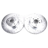 Power Stop 13-15 BMW 335i Front Evolution Drilled & Slotted Rotors - Pair EBR1438XPR