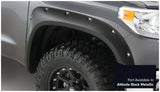 Bushwacker 16-18 Toyota Tundra Fleetside Pocket Style Flares 4pc - Midnight Black 30918-43