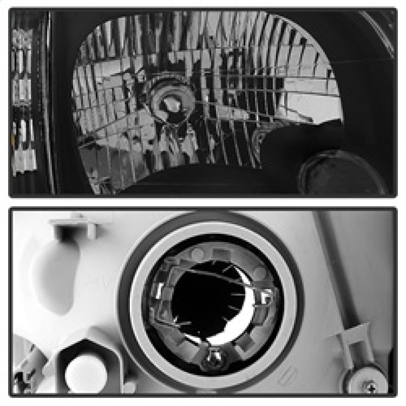 Xtune Toyota Tundra Double Cab 05-06 OEM Style Headlights & Corner Lights Black HD-JH-TTUN05-AM-BK 9034336