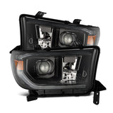 AlphaRex 07-13 Toyota Tundra/08-17 Toyota Sequoia G2 PRO-Series Projector Headlights Alpha-Black 880828