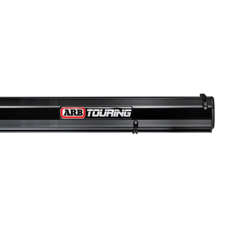 ARB Aluminum Awning, Black Frame, 8.2FT x 8.2FT, Installed with LED Light Strip 814412A