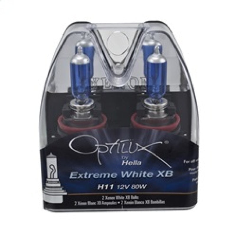 Hella Optilux XB Extreme Type H11 12V 80W Blue Bulbs - Pair LAH71071032