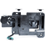 ANZO 1988-1998 Chevrolet C1500 Crystal Headlights Black w/ Low - Brow 111299