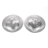 Power Stop 05-09 Audi A4 Rear Evolution Drilled & Slotted Rotors - Pair EBR1006XPR