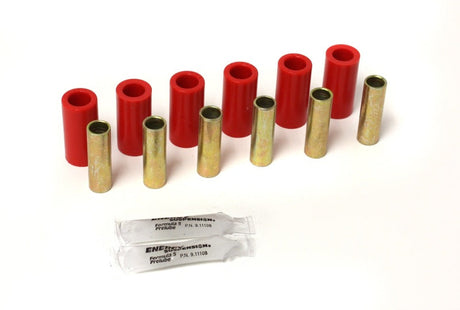 Energy Suspension Cj Sprg Bush/ Frt Or Rr - Red 2.2101R