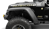 Bushwacker 18-21 Jeep Wrangler JL (2-Door & 4-Door) Flat Style Flares 4pc - Black 11950-07