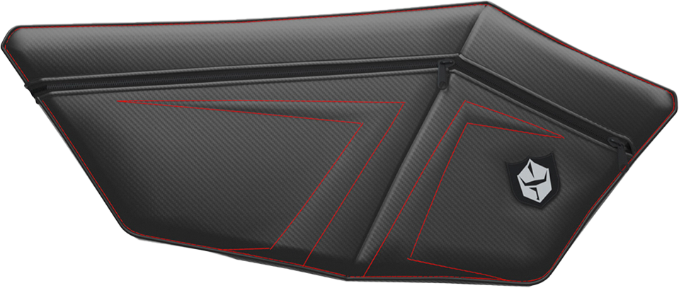 PRO ARMOR Rzr Pro Xp Door Bags W/ Knee Pads Red Pol P199Y322RD