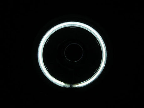 ANZO 2007-2013 Toyota Fj Cruiser Projector Headlights w/ Halo Black 111116