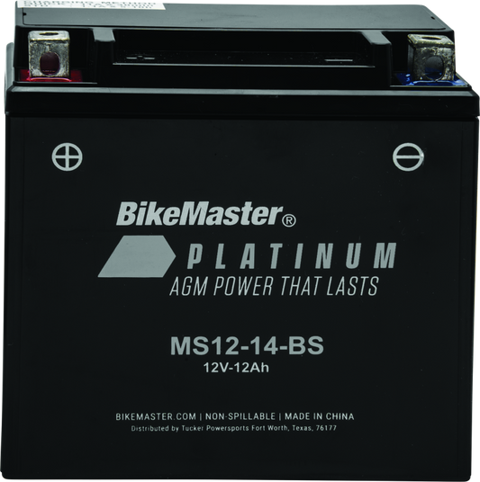 BikeMaster AGM Battery - MS12-14-BS 780713