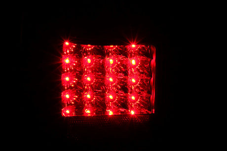 ANZO 2001-2002 Toyota 4 Runner LED Taillights Black 311099